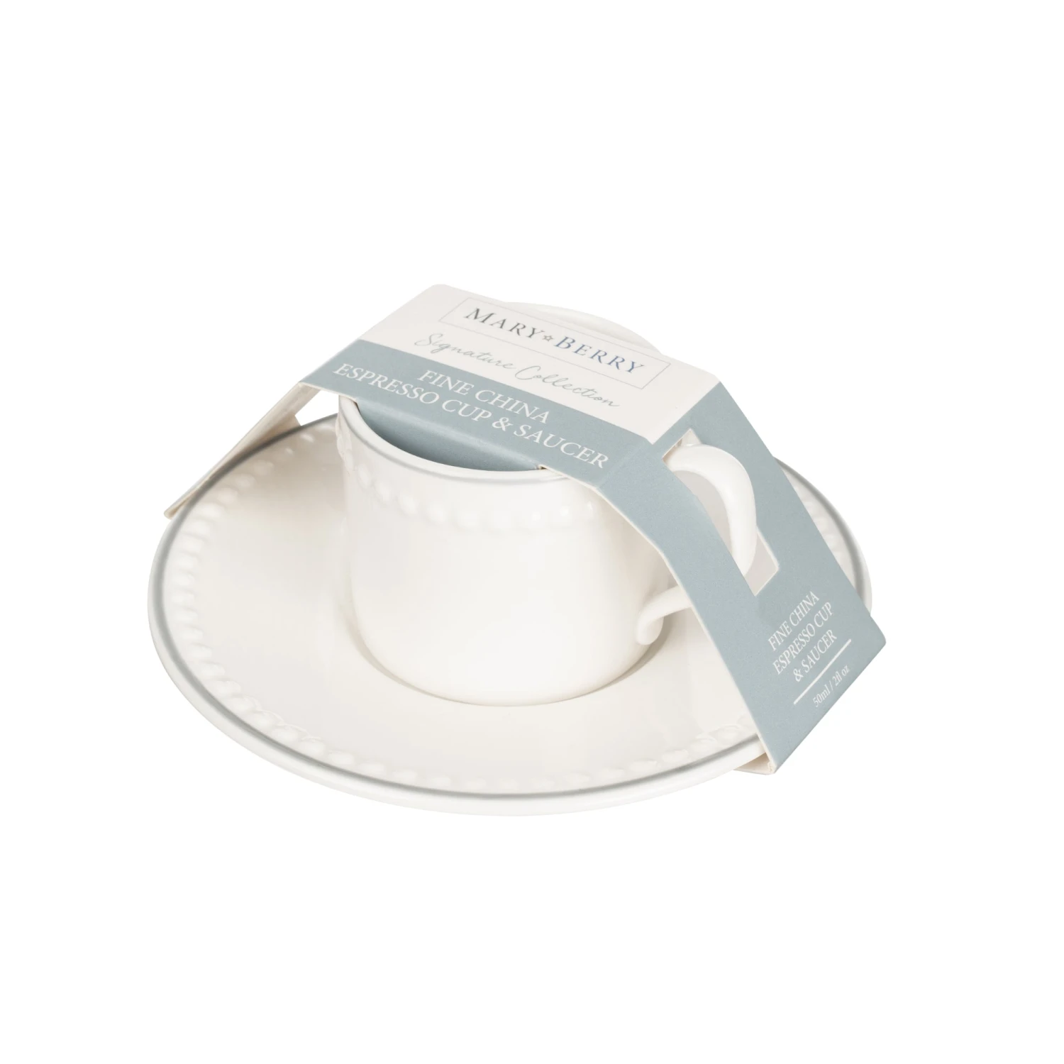 Mary Berry Signature Collection Espresso Cup & Saucer 4 Mary Berry Signature Collection Espresso Cup & Saucer - Image 4