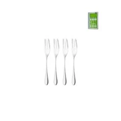 Studio William Mulberry Mirror Pastry Fork Set Of 4