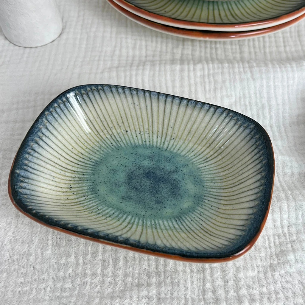 Gural Neptune Deep Rectangular Platter 17cm 2 Gural Neptune Deep Rectangular Platter 17cm - Image 2