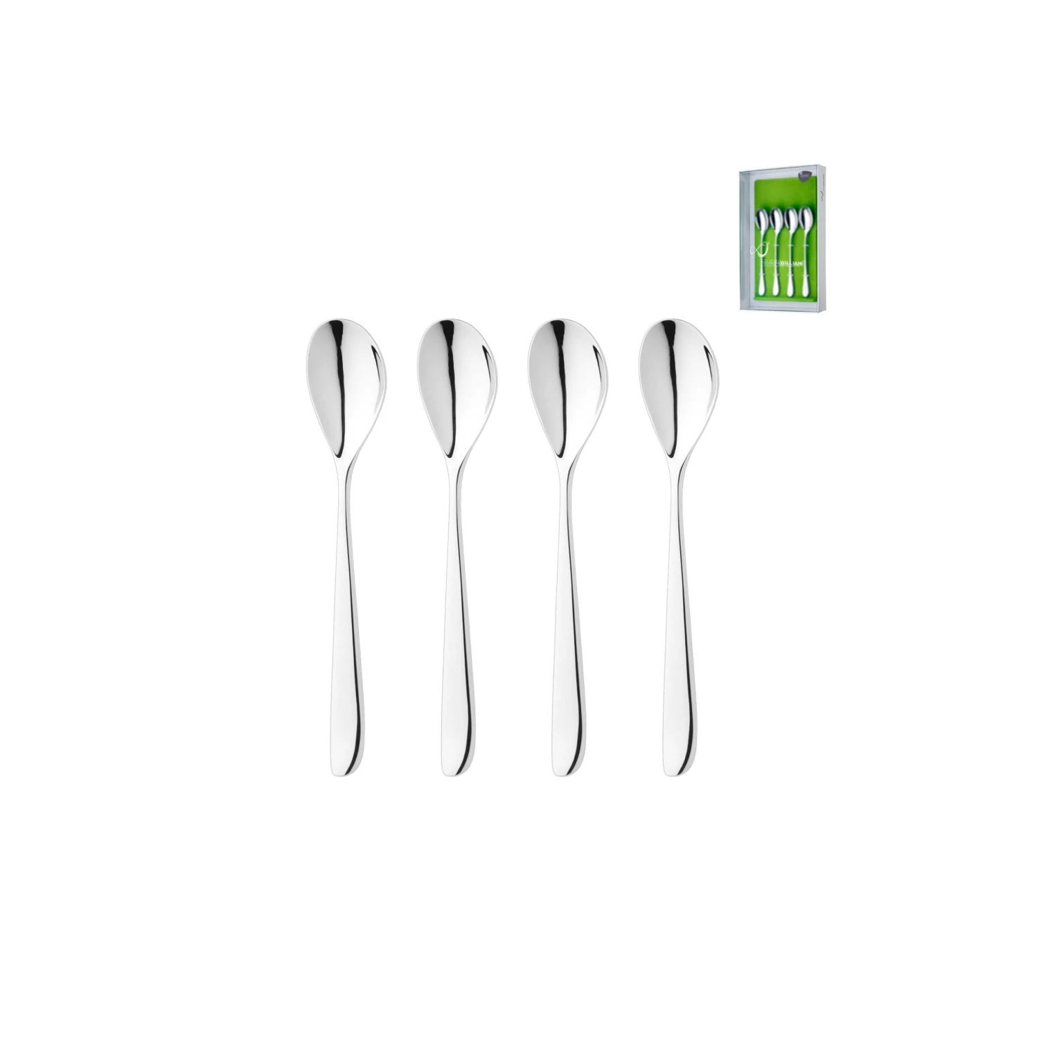 Studio William Olive Mirror Long Teaspoon Set Of 4 1 Studio William Olive Mirror Long Teaspoon Set Of 4