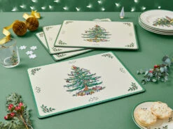 Pimpernel Christmas Tree Large Placemats Set Of 4 -Tableware Discount Store Pimpernel Christmas Tree Large Placemats Set of 4 4
