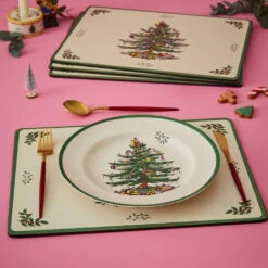 Pimpernel Christmas Tree Large Placemats Set Of 4 -Tableware Discount Store Pimpernel Christmas Tree Large Placemats Set of 4 5