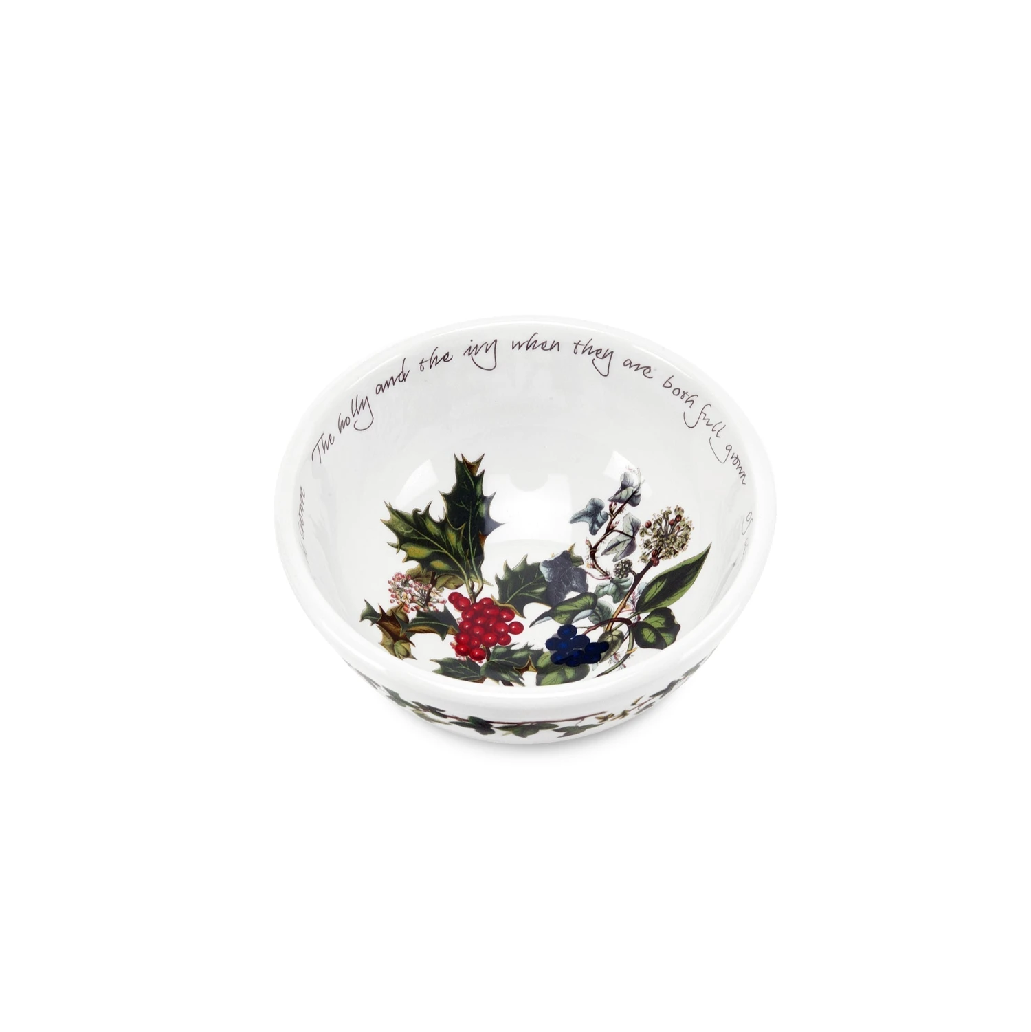 Portmeirion Holly And Ivy Fruit Bowl 14cm 1 Portmeirion Holly And Ivy Fruit Bowl 14cm