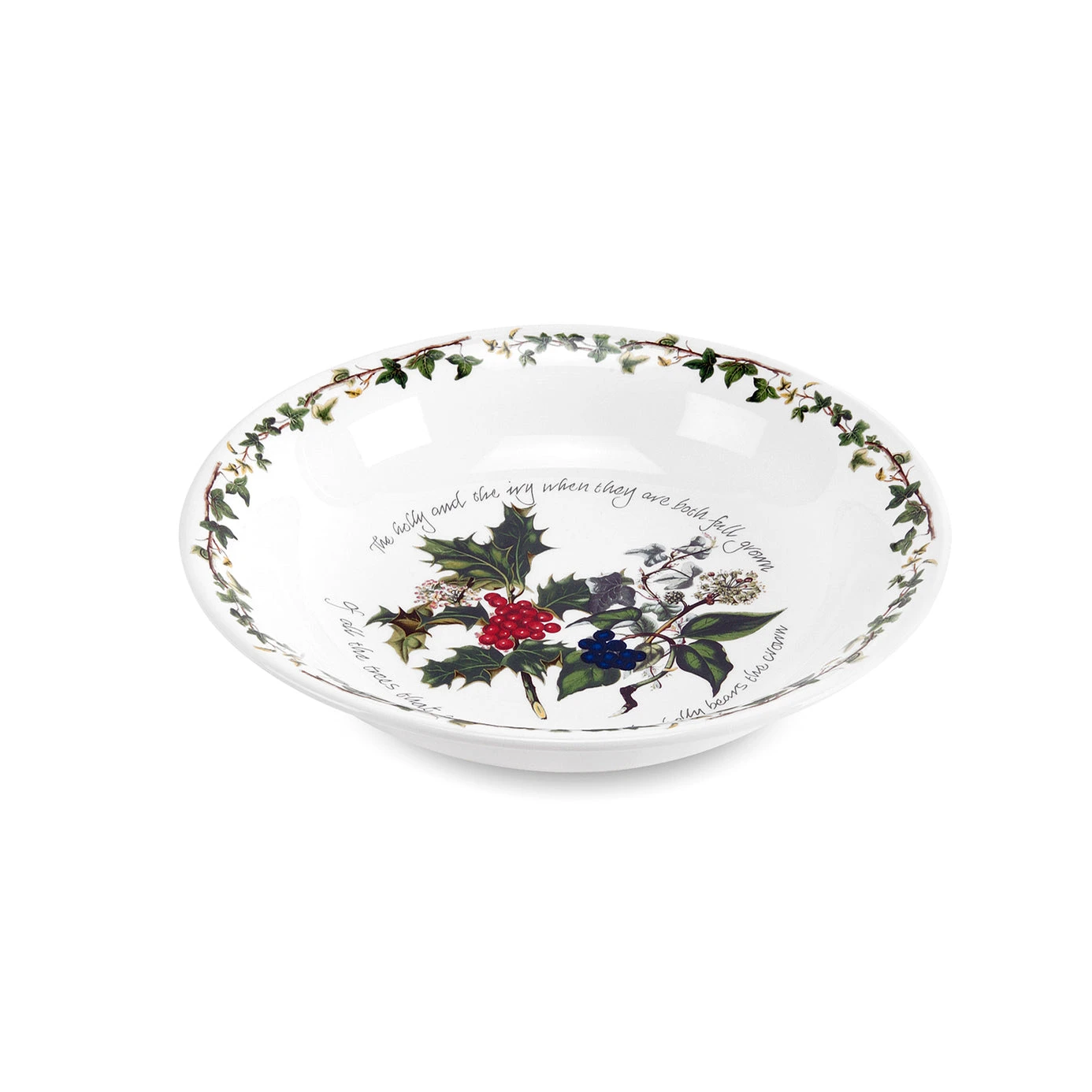 Portmeirion Holly And Ivy Pasta Bowl 20cm 1 Portmeirion Holly And Ivy Pasta Bowl 20cm