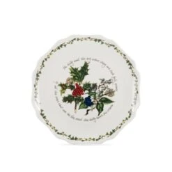 Portmeirion Holly And Ivy Scalloped Platter