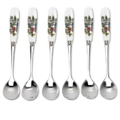 Portmeirion Holly And Ivy Set Of 6 Tea Spoons -Tableware Discount Store Portmeirion Holly and Ivy Set of 6 Tea Spoons 4