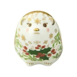 Royal Crown Derby Christmas Hedgehog New IN STOCK -Tableware Discount Store Royal Crown Derby Christmas Hedgehog Paperweight 4
