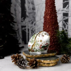 Royal Crown Derby Christmas Hedgehog New IN STOCK -Tableware Discount Store Royal Crown Derby Christmas Hedgehog Paperweight 5