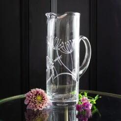 Royal Scot Crystal Dragonfly Tall Ice-Lipped Jug
