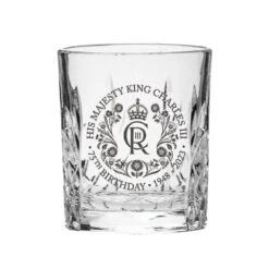 Royal Scot Crystal King's Birthday Tot Glass, Kintyre