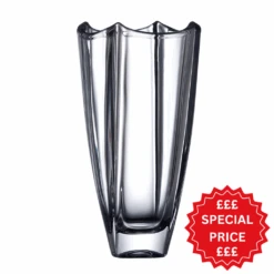 Galway Crystal Dune 10" Square Vase