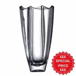 Galway Crystal Dune 12" Square Vase