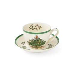 Spode Christmas Tree Teacup & Saucer