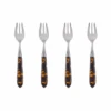 Sabre Tortoise Shell Pastry Fork Set Of 4