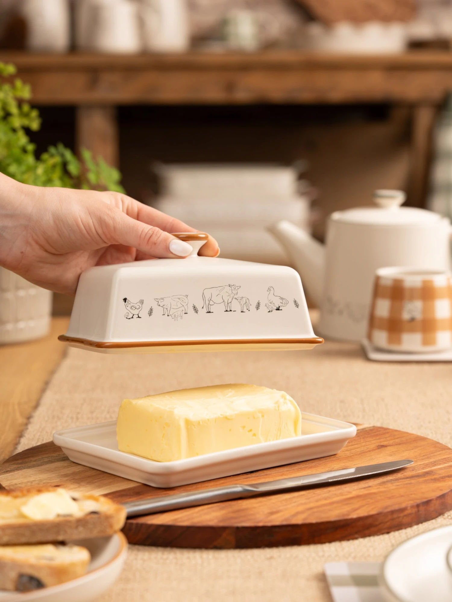 Woodbury Lane Butter Dish 6 Woodbury Lane Butter Dish - Image 6