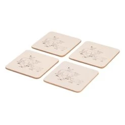 Woodbury Lane Coasters Animals Set Of 4