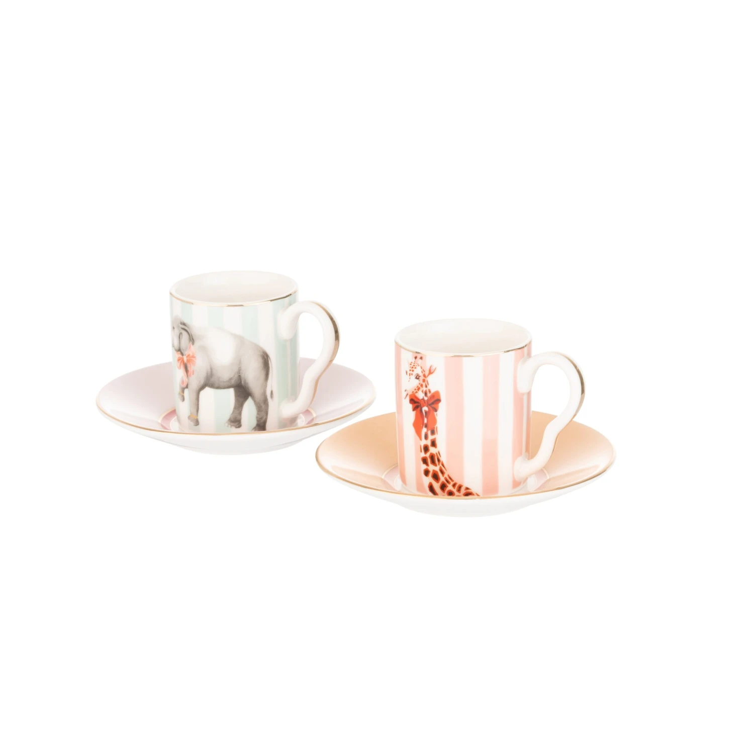 Yvonne Ellen Animal Espresso Cup And Saucer Set Of 2 2 Yvonne Ellen Animal Espresso Cup And Saucer Set Of 2 - Image 2