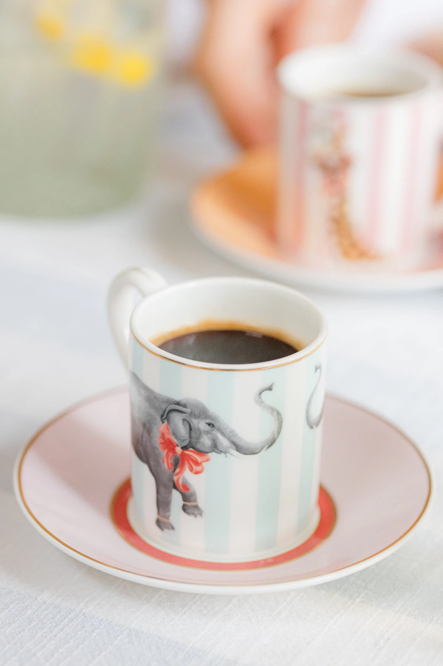 Yvonne Ellen Animal Espresso Cup And Saucer Set Of 2 3 Yvonne Ellen Animal Espresso Cup And Saucer Set Of 2 - Image 3