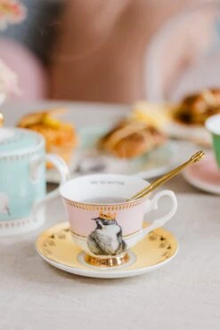 Yvonne Ellen Best Of British Teacup And Saucer Set Of 2 -Tableware Discount Store YEBOBTCUP2