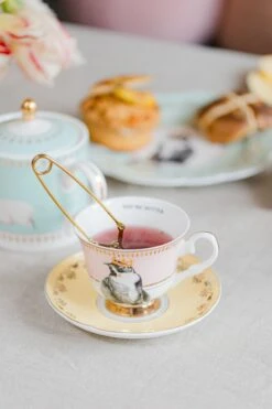 Yvonne Ellen Best Of British Teacup And Saucer Set Of 2 -Tableware Discount Store YEBOBTCUP2 24