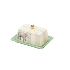 Yvonne Ellen Butter Dish - Elephant 9 Yvonne Ellen Butter Dish - Elephant -Tableware Discount Store YEBTRDISHELE 2