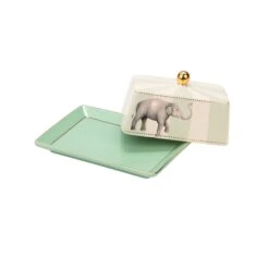 Yvonne Ellen Butter Dish - Elephant 11 Yvonne Ellen Butter Dish - Elephant -Tableware Discount Store YEBTRDISHELE 4