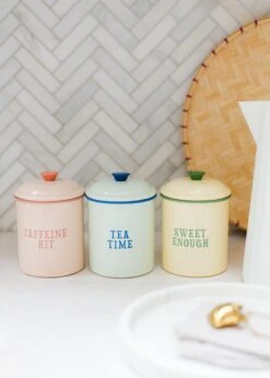 Yvonne Ellen Coffee Canister 11 Yvonne Ellen Coffee Canister -Tableware Discount Store YECOFCANPNK 23