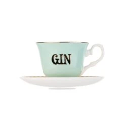 Yvonne Ellen Boozy Teacup And Saucer- Gin