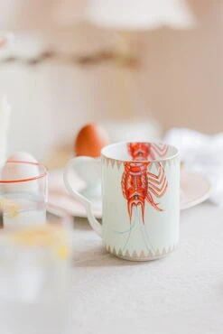 Yvonne Ellen Under The Sea Mug - Lobster -Tableware Discount Store YELOBMUGMED
