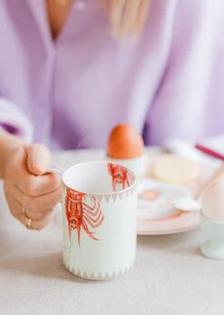 Yvonne Ellen Under The Sea Mug - Lobster -Tableware Discount Store YELOBMUGMED 21