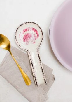 Yvonne Ellen Spoon Rest - Shell -Tableware Discount Store YESPNRSTSHELL