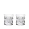 Royal Scot Crystal Art Deco Whisky Tumblers Set Of 2