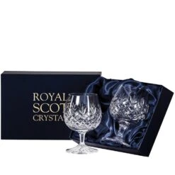 Royal Scot Crystal Edinburgh Brandy Glass Set Of 2 -Tableware Discount Store edb2br 05 1000