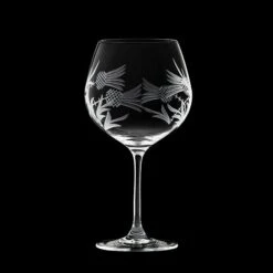 Royal Scot Crystal Flower Of Scotland G & T Copa Glass -Tableware Discount Store foscopa650bk
