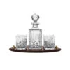 Royal Scot Crystal London Club Tray Set