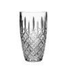 Royal Scot Crystal London Large Barrel Vase 9"